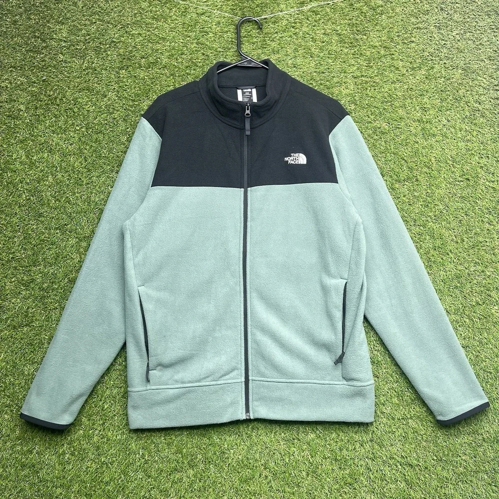 The North Face Fleece Jacket Mens Medium Full Zip Polartec Outdoor Hiking